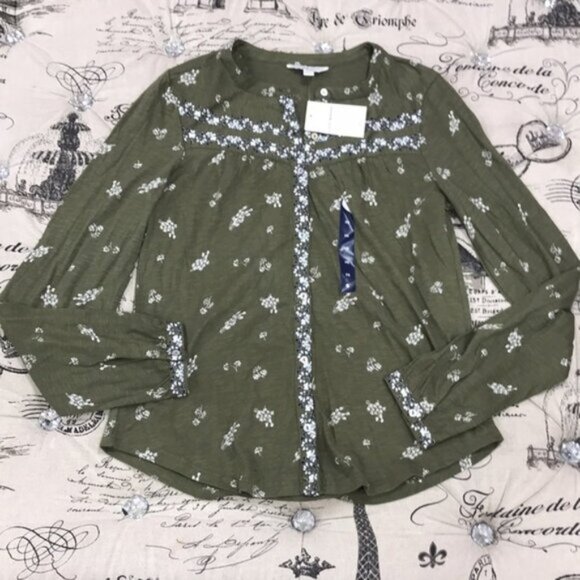 Lucky Brand Printed Knit Shirt - Picture 2 of 5